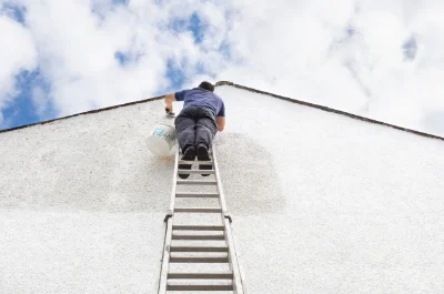 Peinture extérieure à Quistinic — façades et ravalement